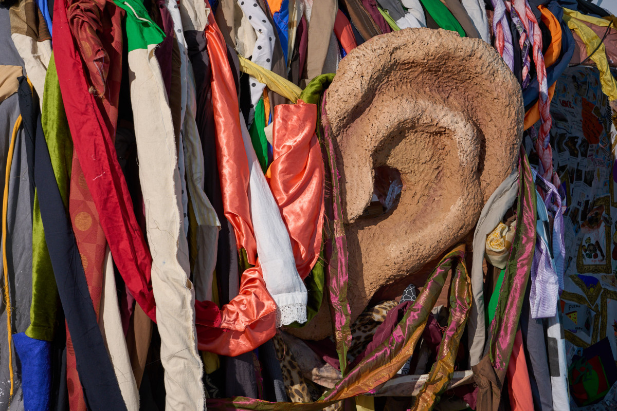 A cropped photograph displaying Rockamora's ear and hair.