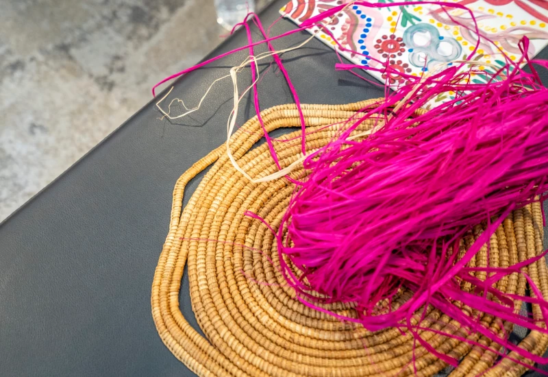 Basket Weaving workshop with Melanie Koolmatrie